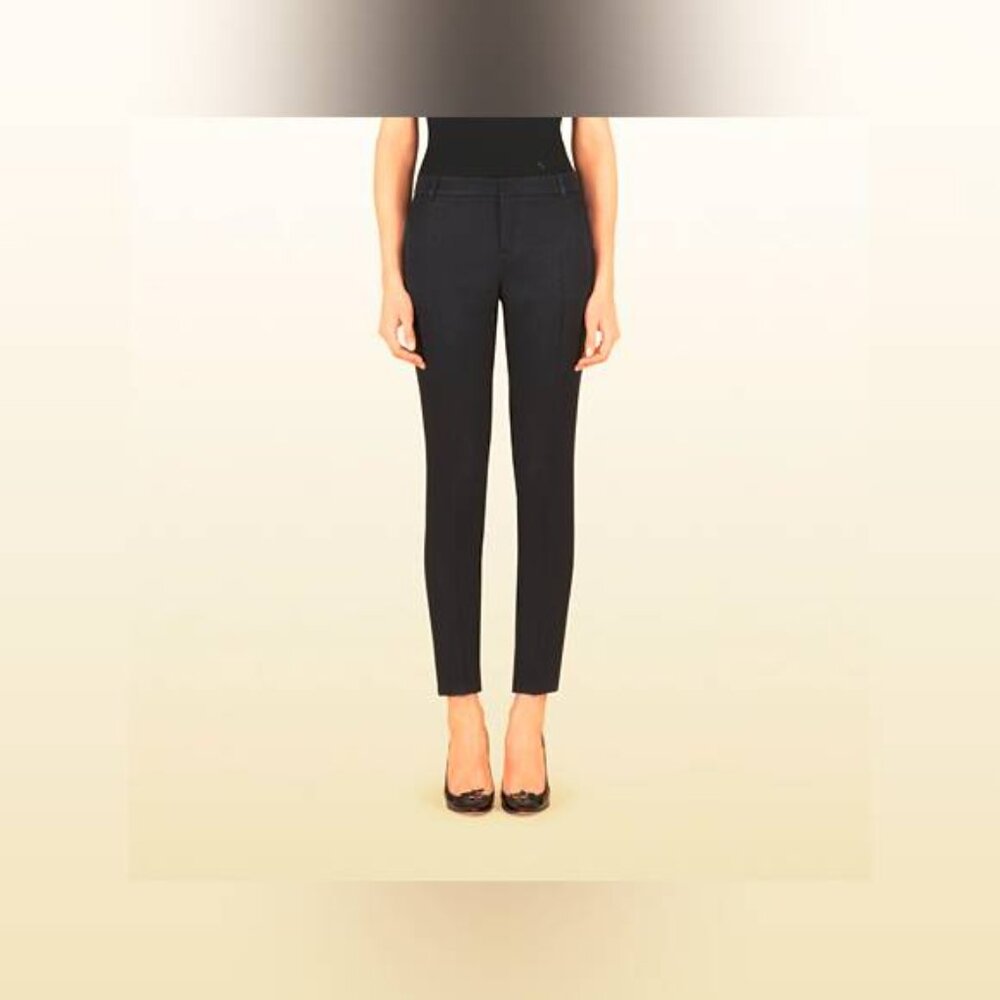 Gucci PF/13 Black Textured-Jacquard Tapered Trousers